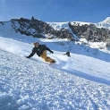 snowboarden op de Fiescheralp 